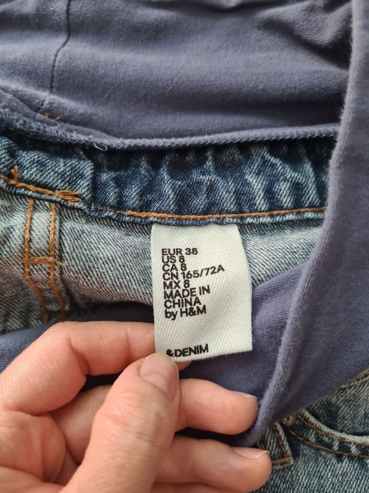 Krótkie spodenki jeansowe dla ciężarnej H&M