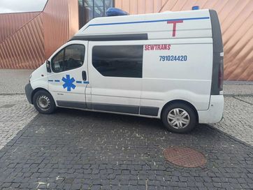 transport chorych Ambulansem oraz Przewóz Osób Renault Trafic 9 os