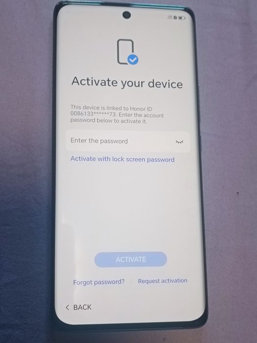 Honor 70 Pro+ 5G заблокирован