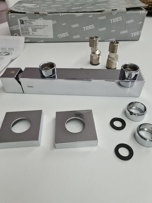 Bateria natryskowa TRES Cuadro chrom