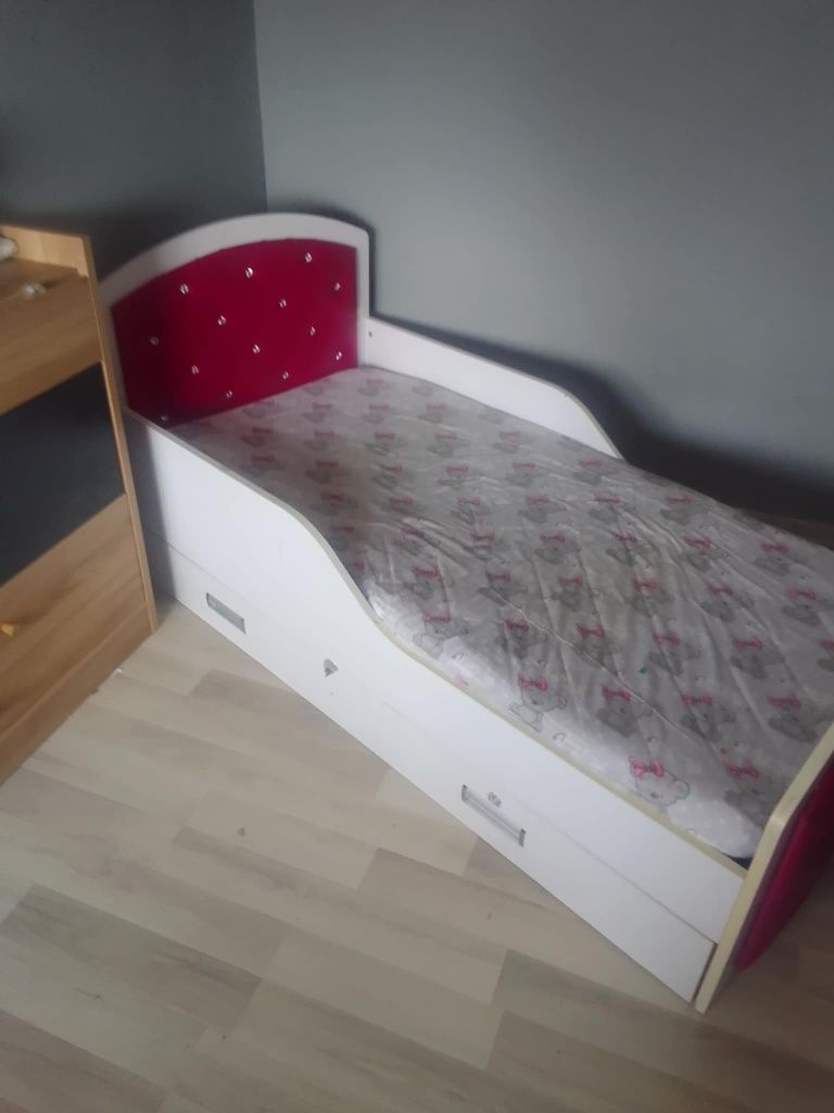 Łóżko dziecięce długość 160 szer 80