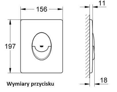 Przycisk Grohe Start Chrom