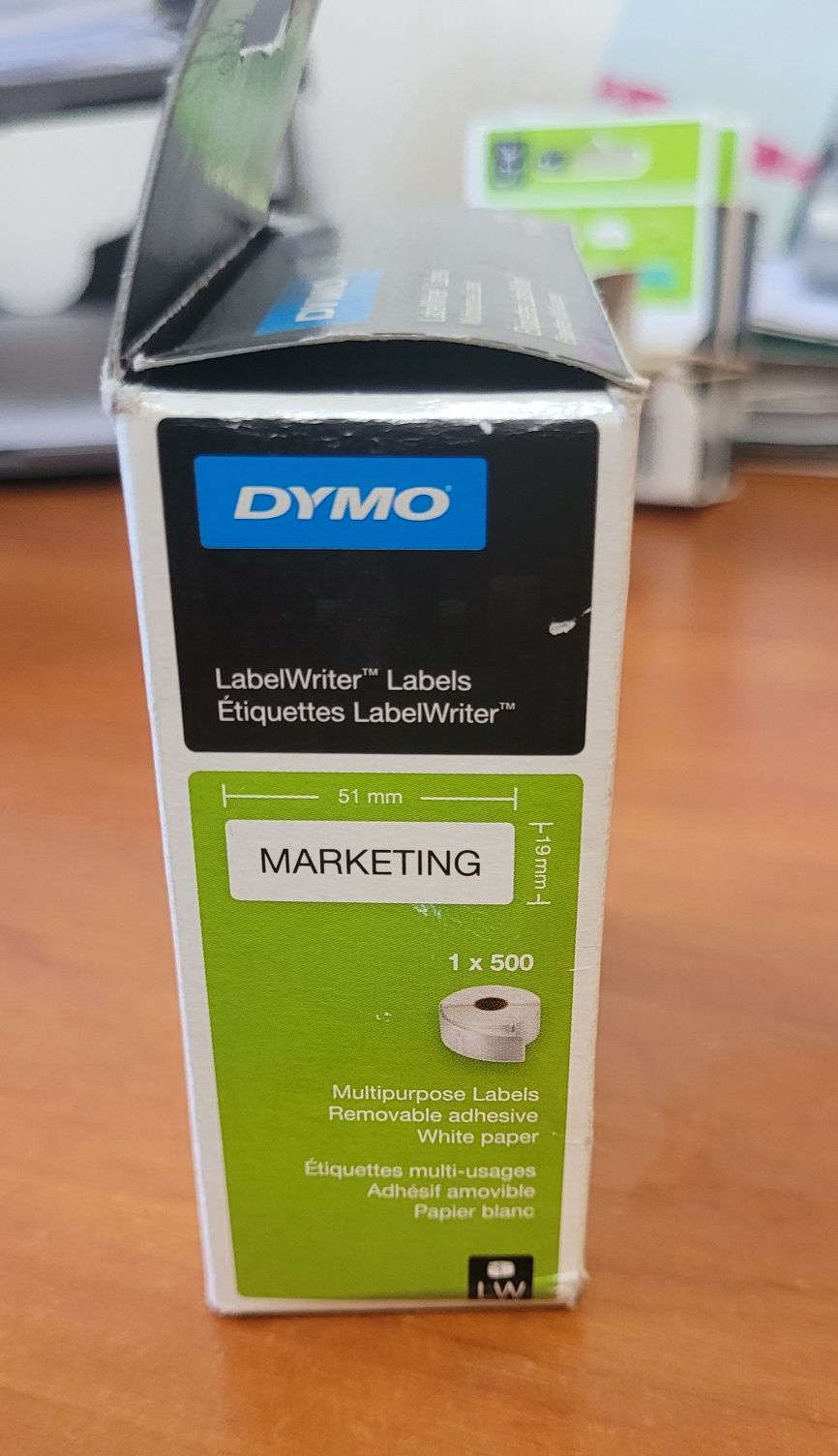 Dymo etykiety różnego przeznaczenia