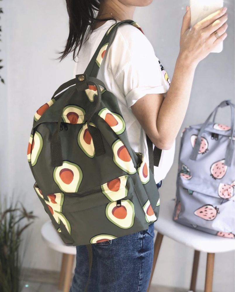 Сумка-рюкзак авокадо