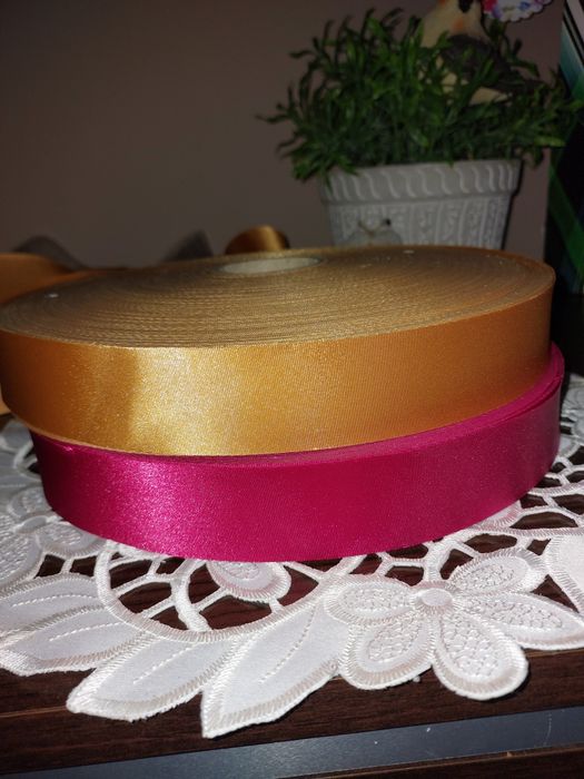 Satynowe taśmy skośne