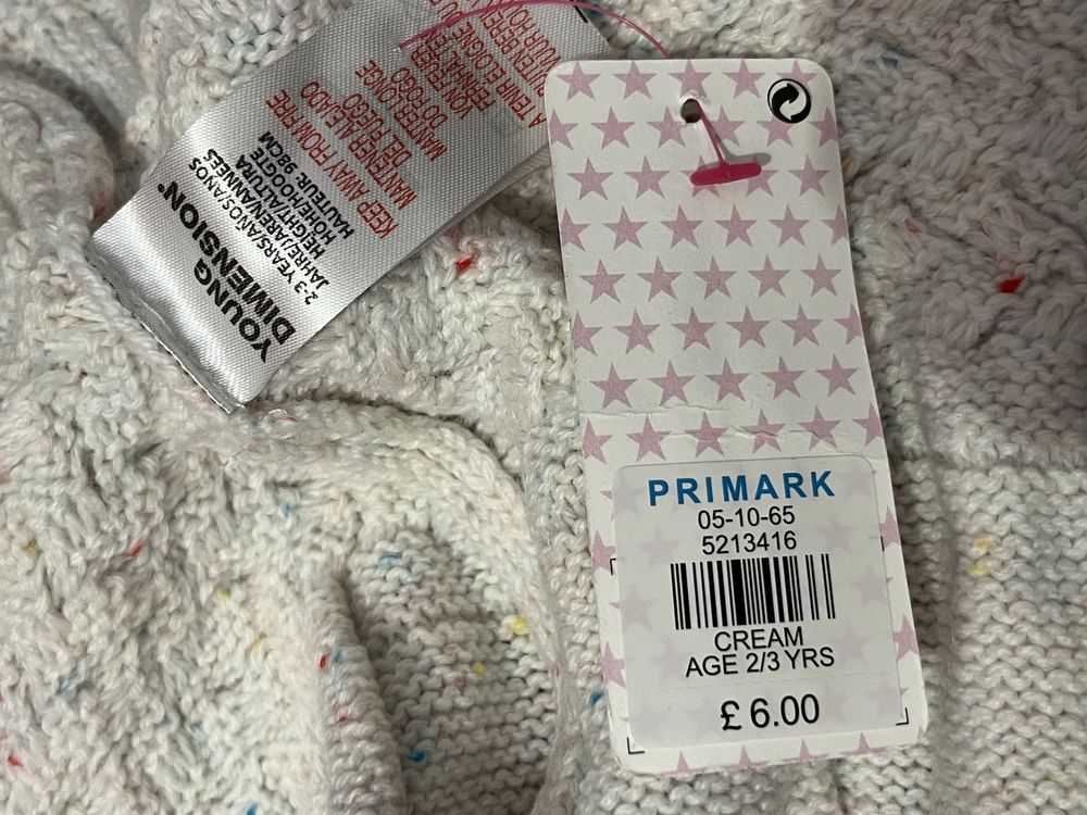 Nowa spódniczka w rozmiarze na 2-3 lata, 98 cm, marki Primark