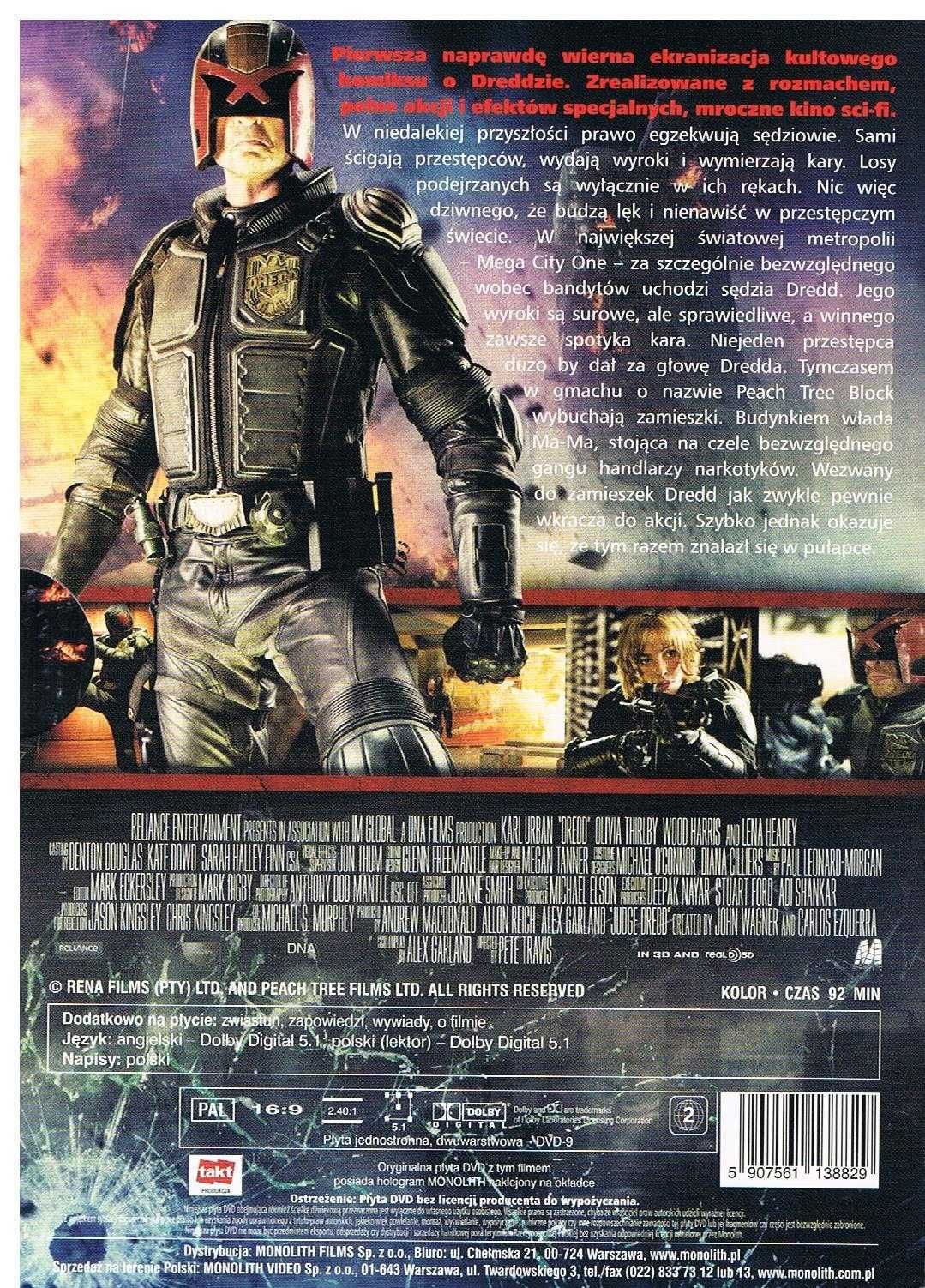 Dredd  DVD  Karl Urban, Lena Headey