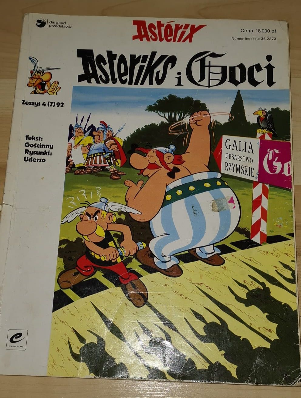 Asterix Dwa zkomiksy Unikaty