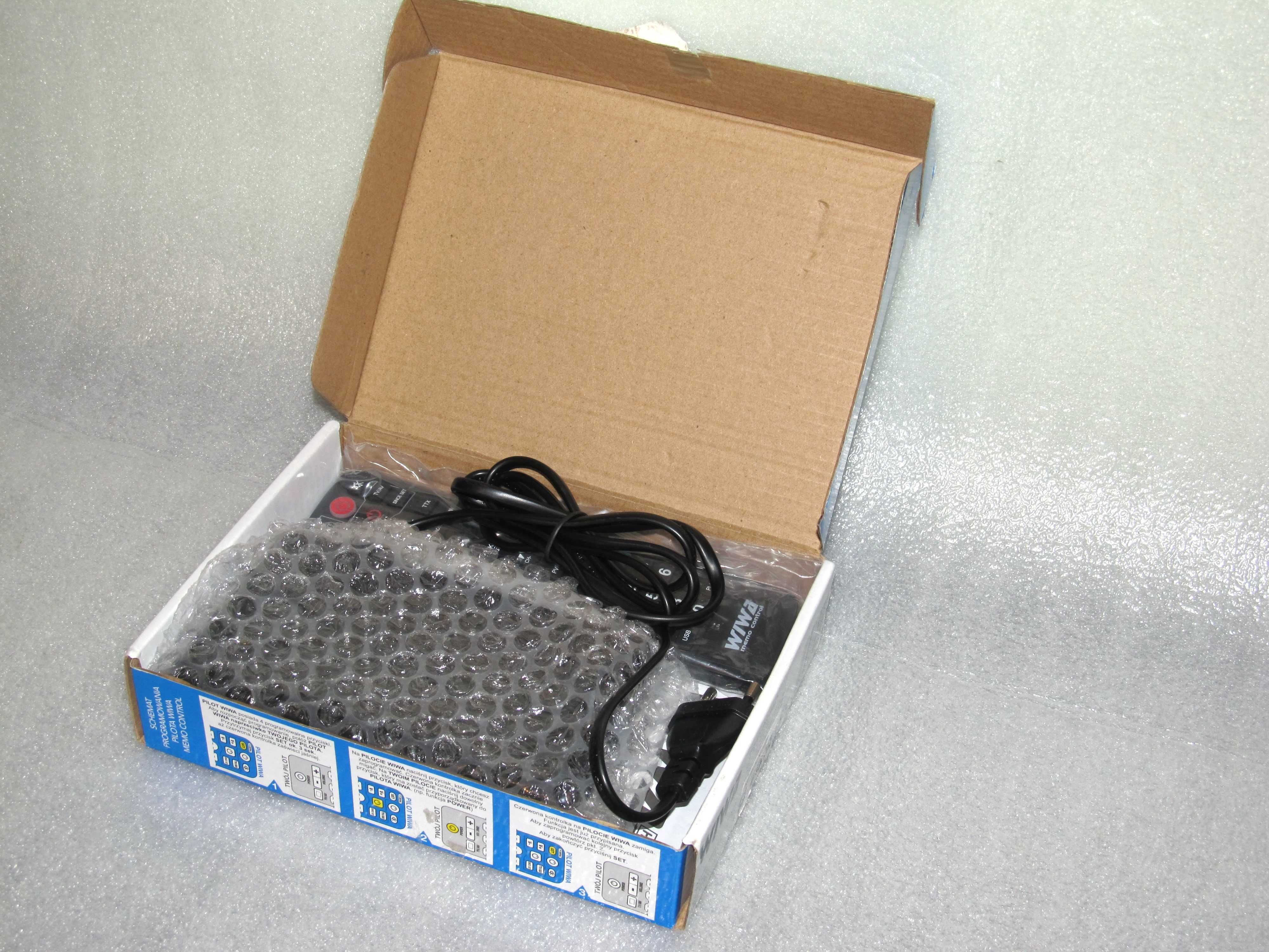 NOWY dekoder / tuner WIWA DVB-T2 H.265 HEVC z pilotem MEMO CONTROL