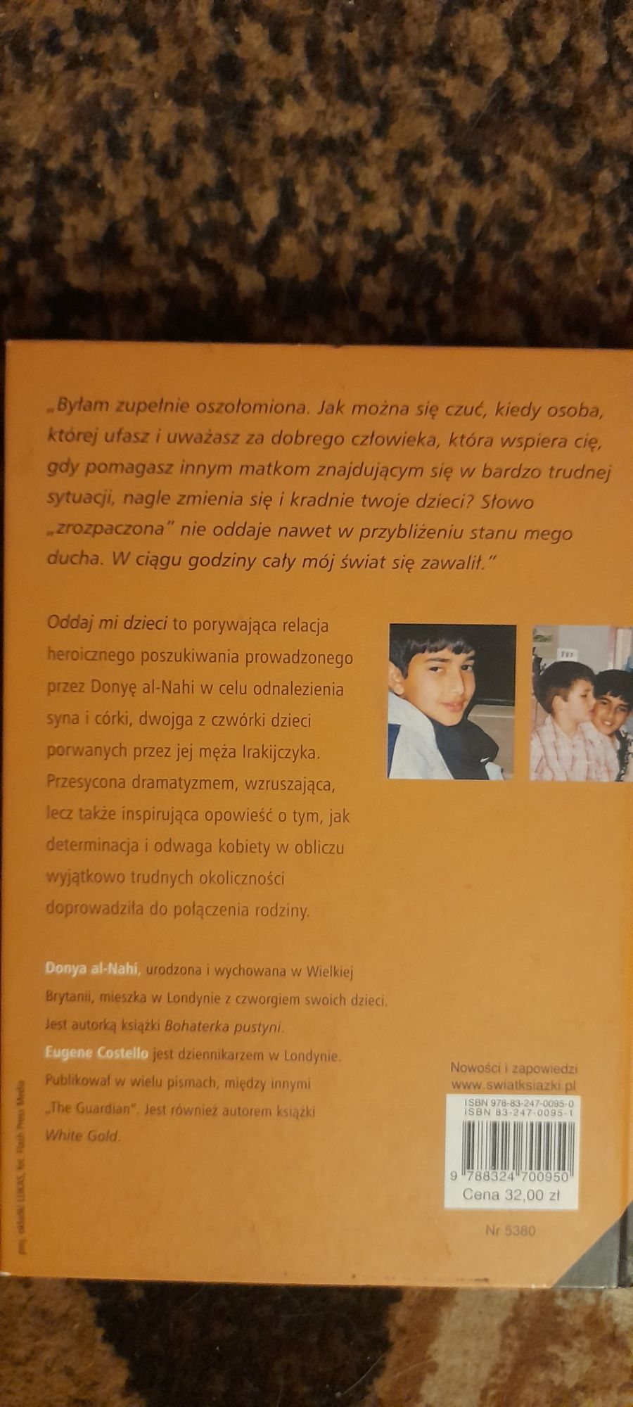 Oddaj mi dzieci - Donya al-Nahi Eugene Costello 2006 Twarda oprawa