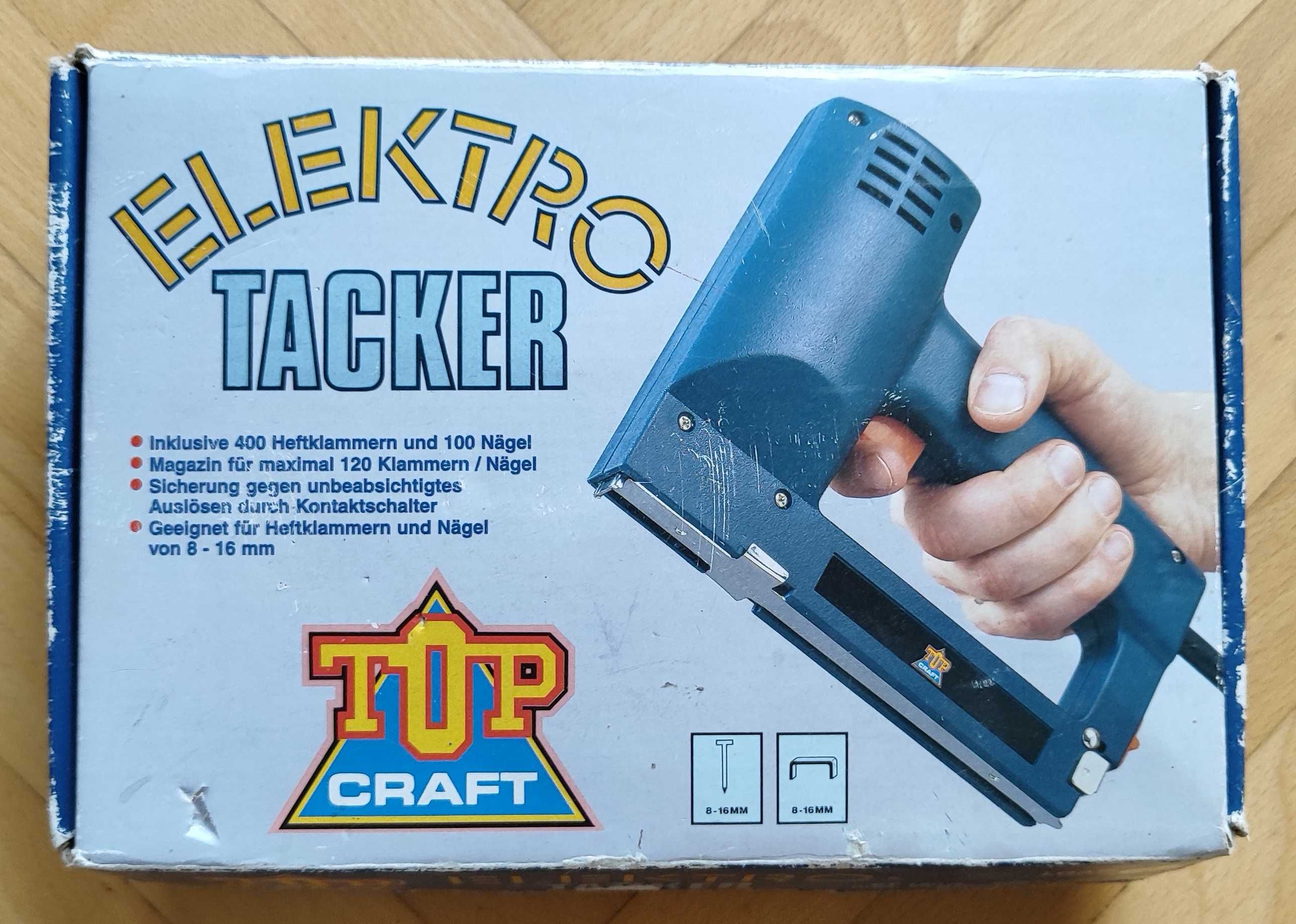 Zszywacz, taker elektryczny TOP CRAFT ET 120 A, używany