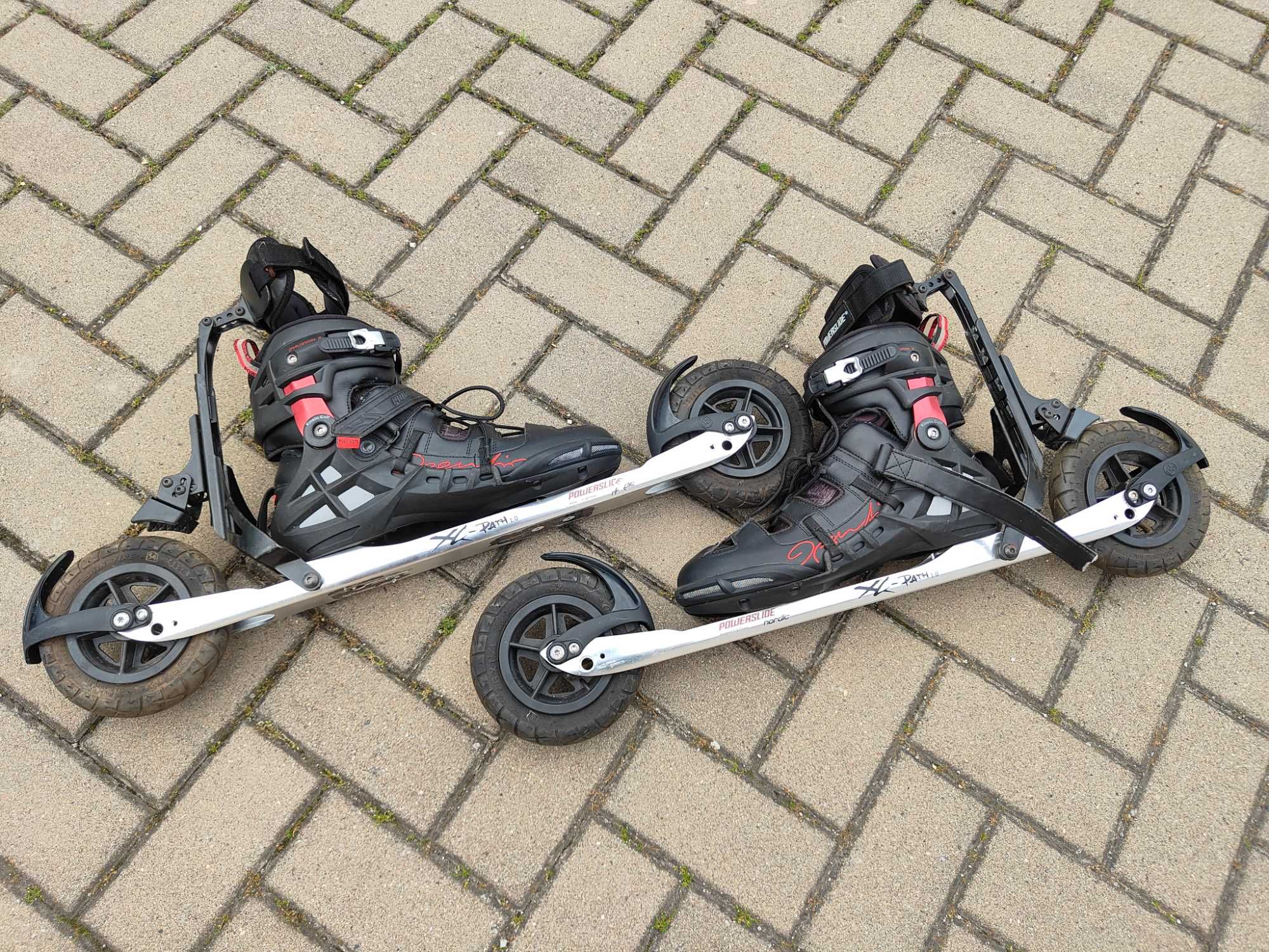 Rolki terenowe 46 Powerslide XC Path 1.0 Nartorolki rozmiar 46 (30 Cm)