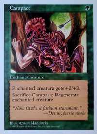 Magic the Gathering  - Carapace  - 5th Edition