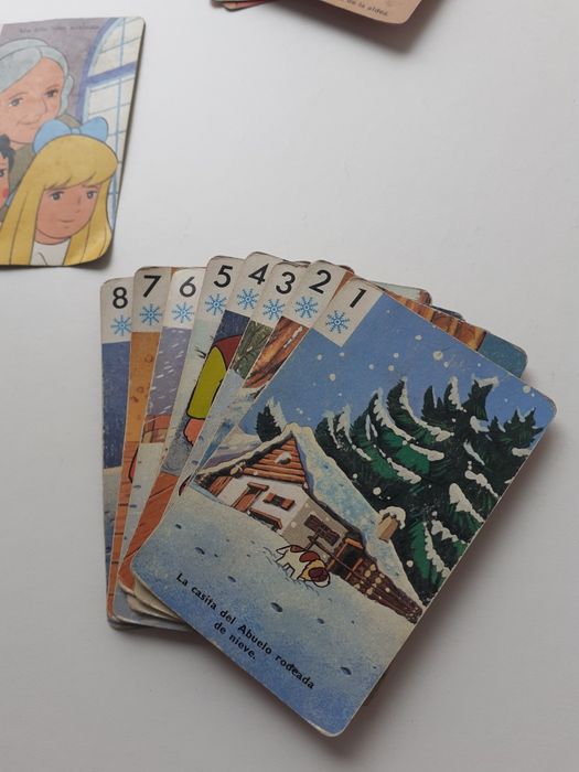 Baralho de cartas da Heidi