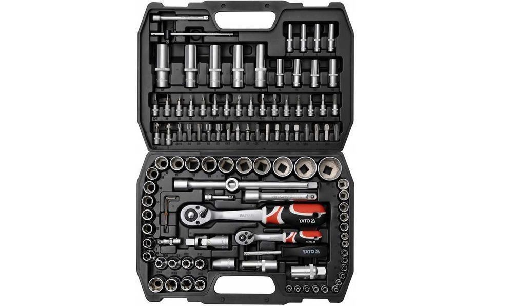 Bardzo MOCNE KLUCZE NASADOWE YATO 108 elementów Nowy Kurier 0zł