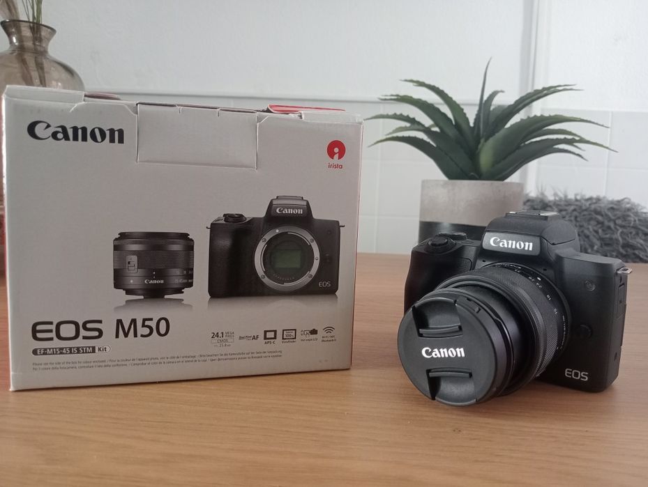 Canon M50 como nova.