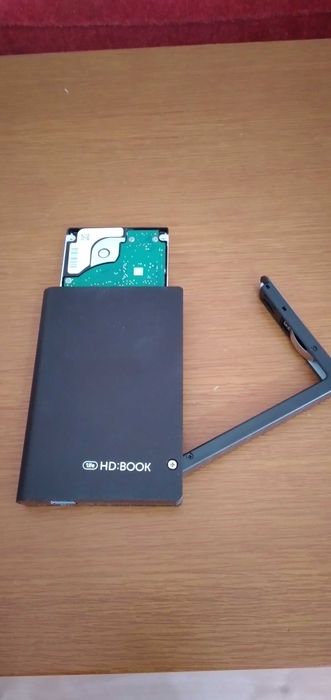 Caixa disco externo preto