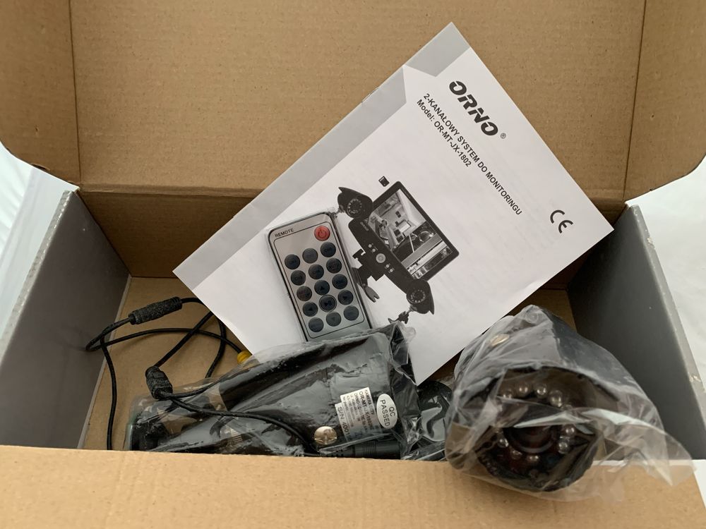 SYSTEM do monitoringu 2-kanałowy ORNO OR-MT-JX-1802 NOWY