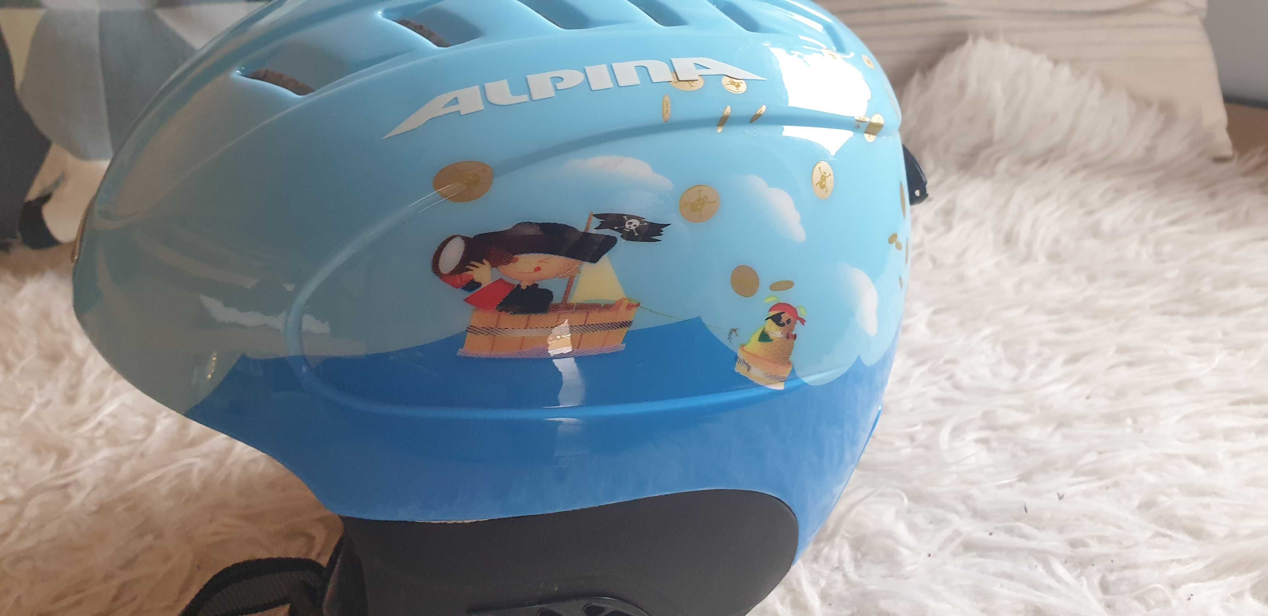 Kask narciarski dziecięcy alpina 48-52