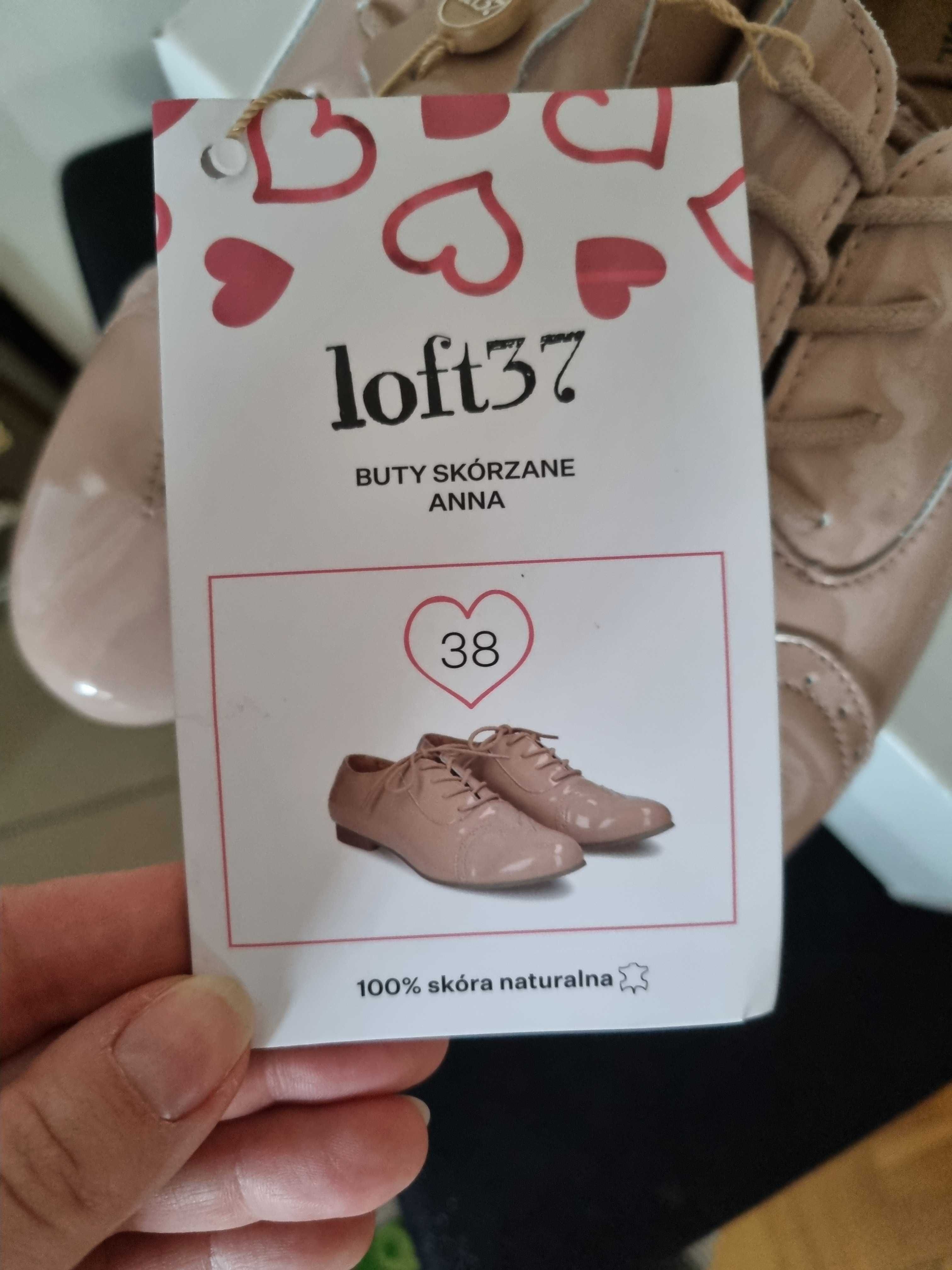 NOWE buty skórzane  Loft37