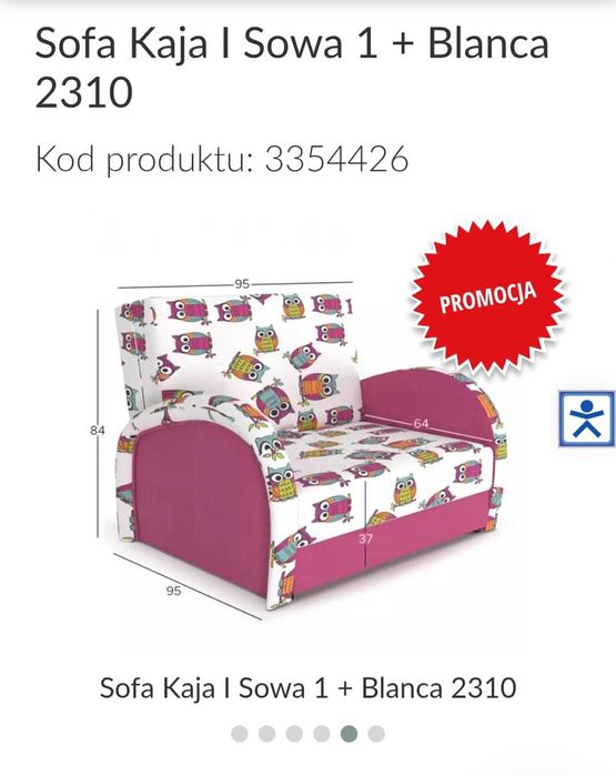 Sofa kanapa Kaja