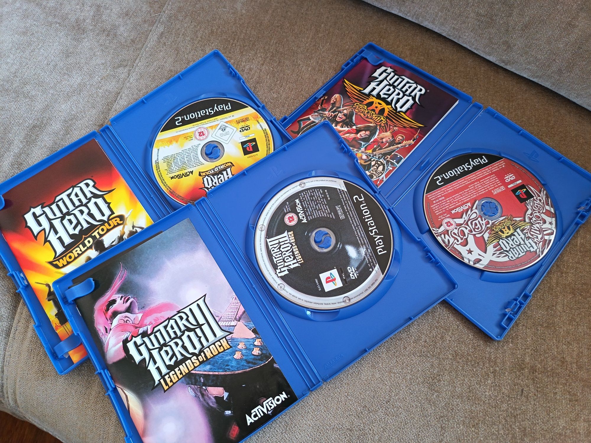 Gra Guitar Hero  PlayStation 2 kpl 3 szt