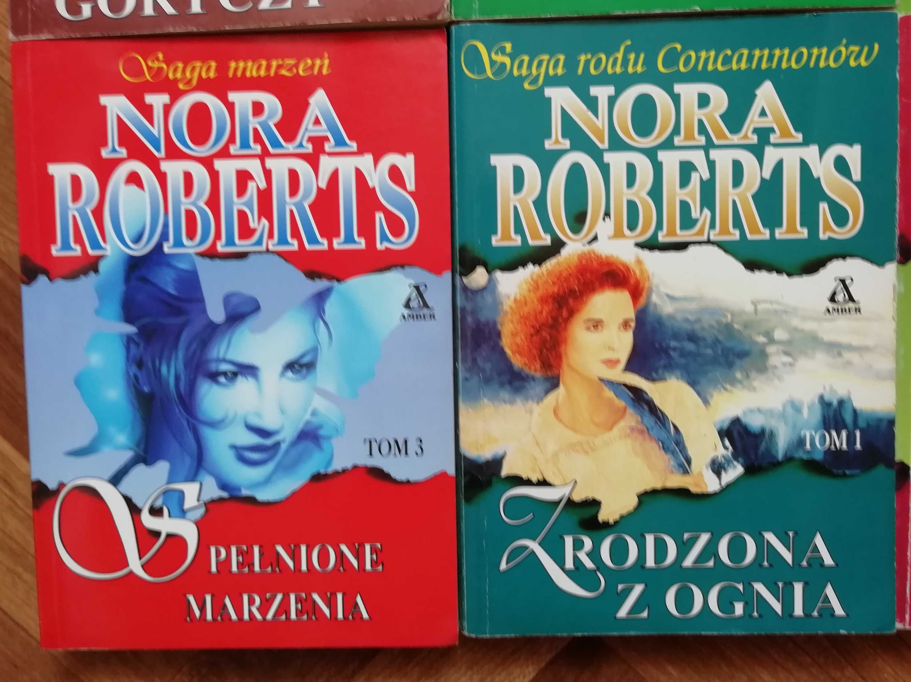 9x NORA ROBERTS Zrodzona z lodu, ognia, ze wstydu TESSA BARCLEY