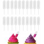 Pipetki Deserowe Cukiernicze Zestaw 100 Sztuk 4ml