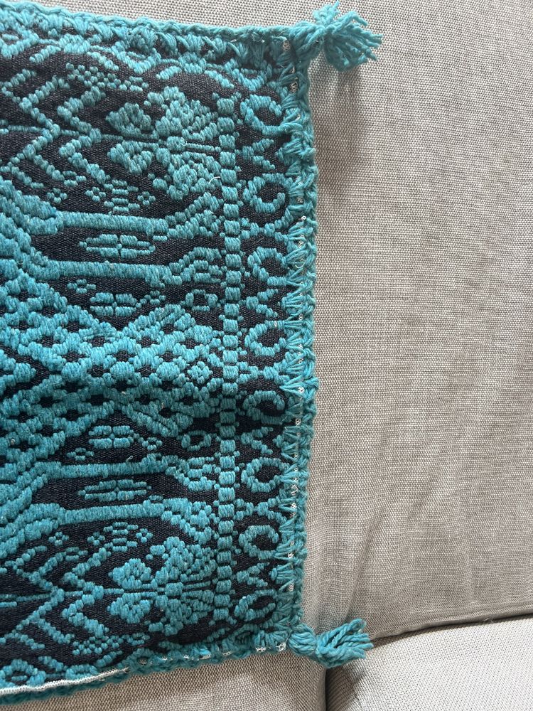 Duas capas de almofada de pura lã da Sardenha
