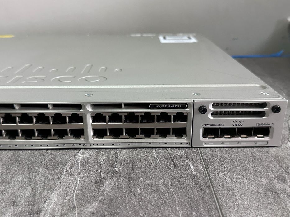 Комутатор Cisco Catalyst WS-C3850-48F-S