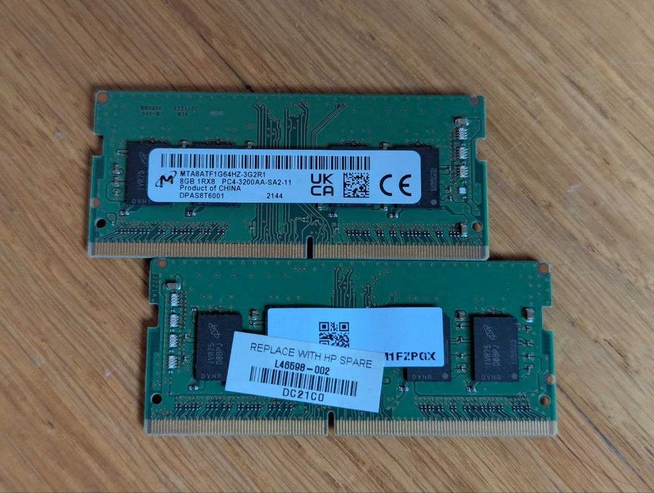 Ціна за 2. Оперативна память DDR4 16 GB (2х8) 3200 для ноутбука