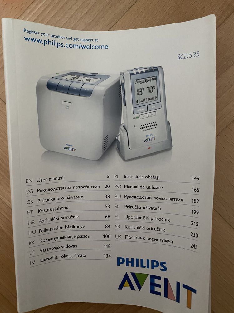 Elektroniczna niania Philips Avent SCD535