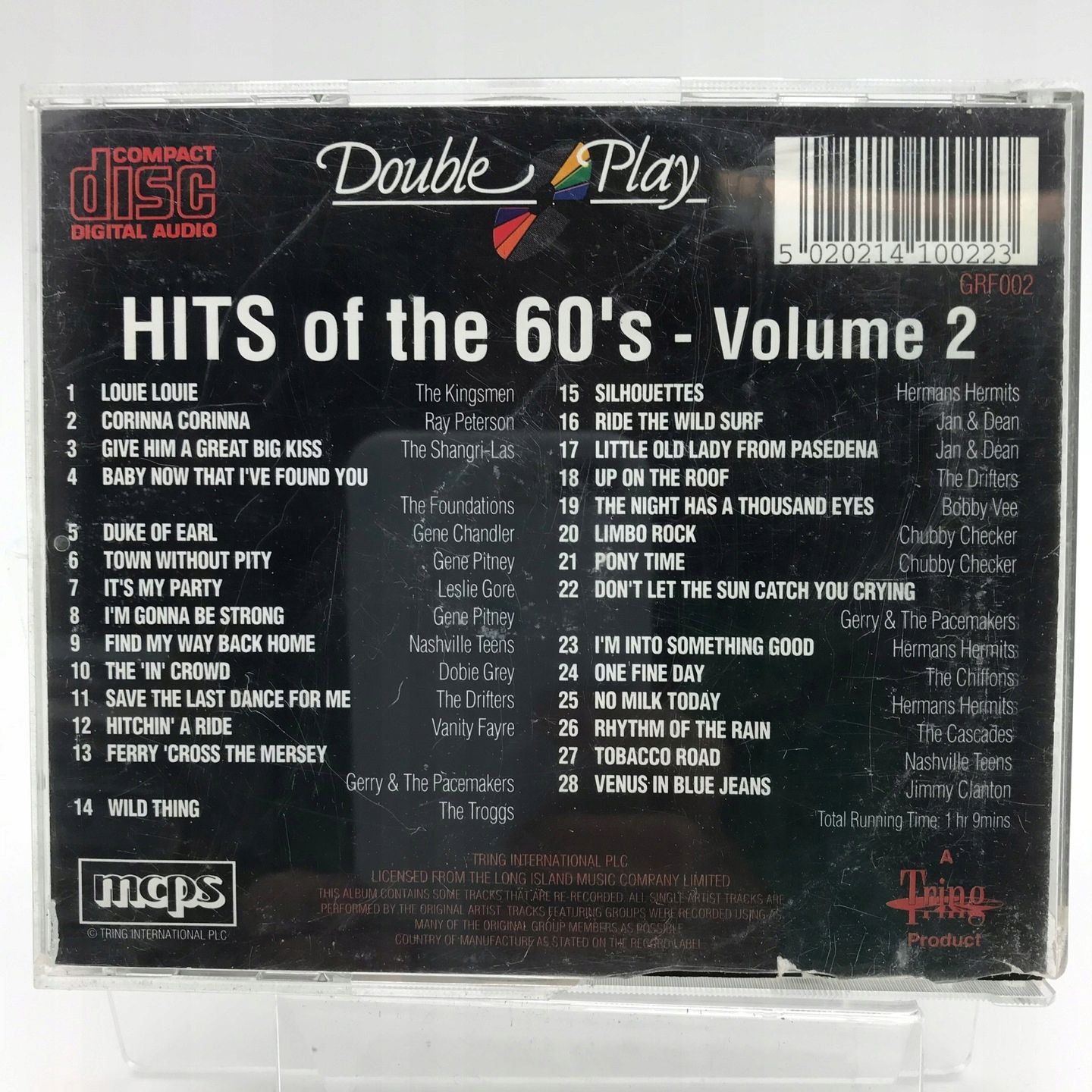 Cd - Various - Hits Of The 60's Volume 2 Składanka