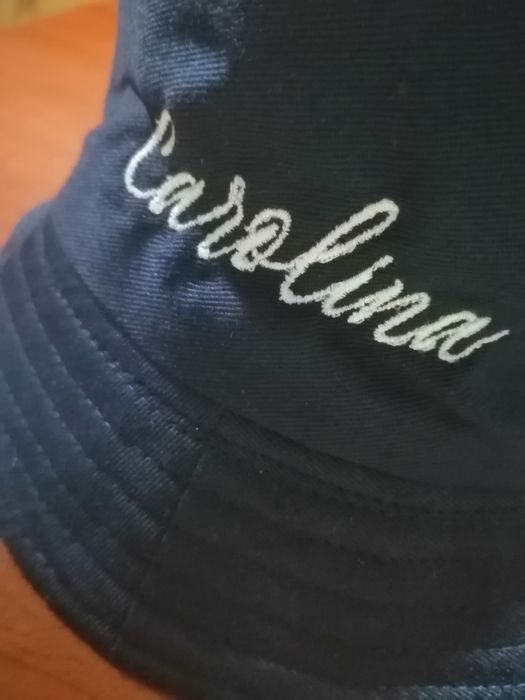 Chapéu de menina tamanho 52cm personalizado sarja azul escuro