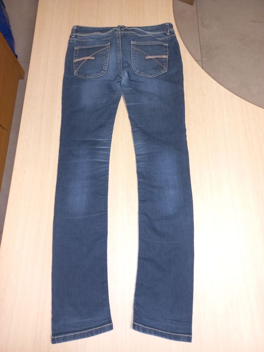 Zara jeansy rurki 164cm.