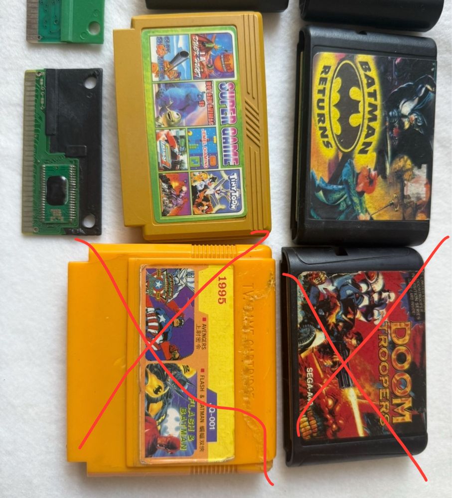 Картриджі super 3 in 1 super game batman returns doom troopers