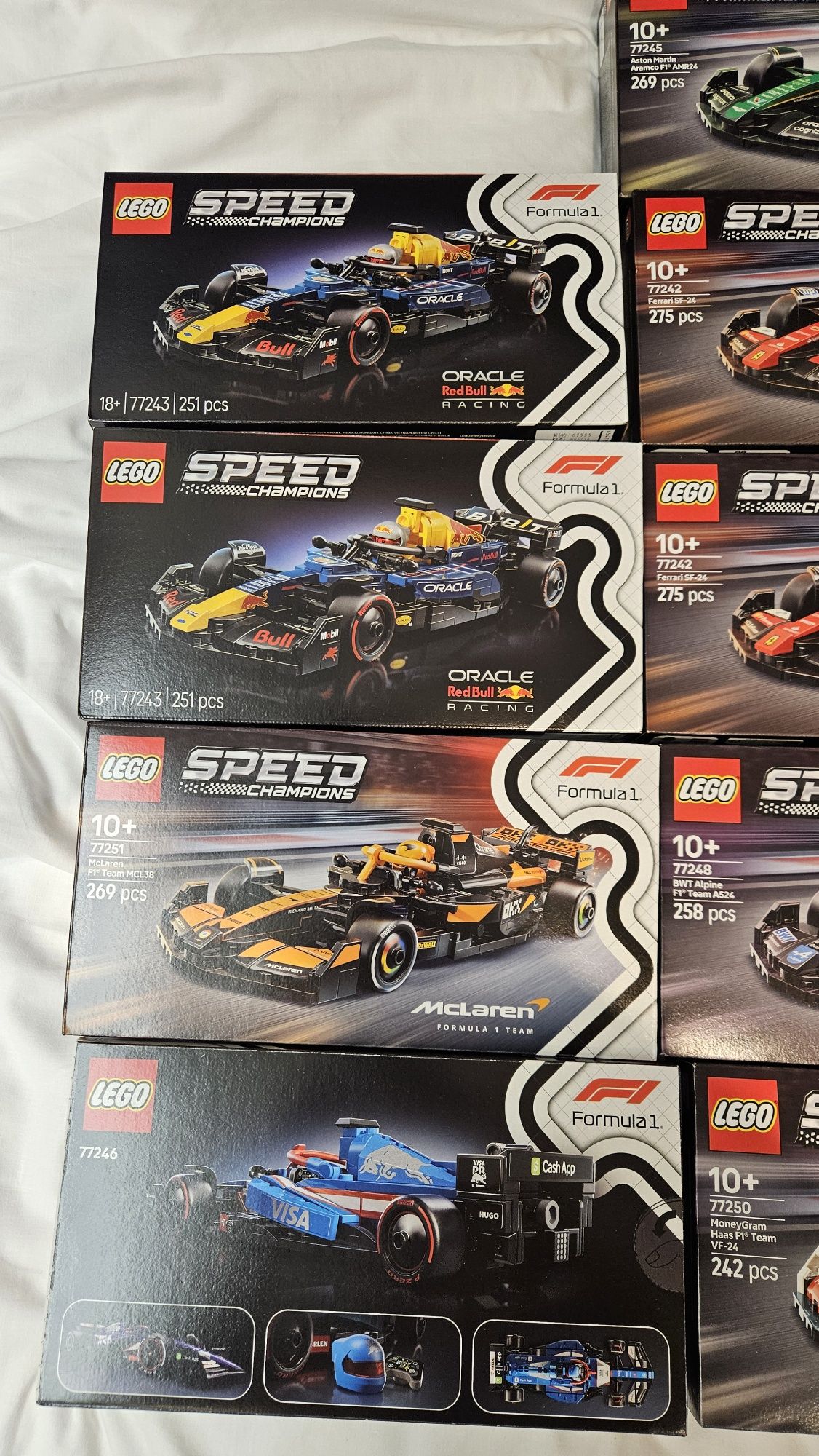 Coleção Lego fórmula 1