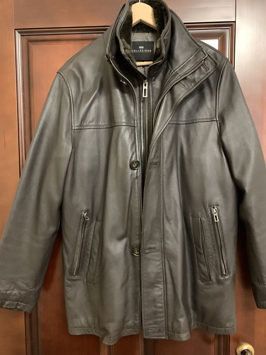 Ідеальна шкіряна курточка полу пальто Marks & Spencer