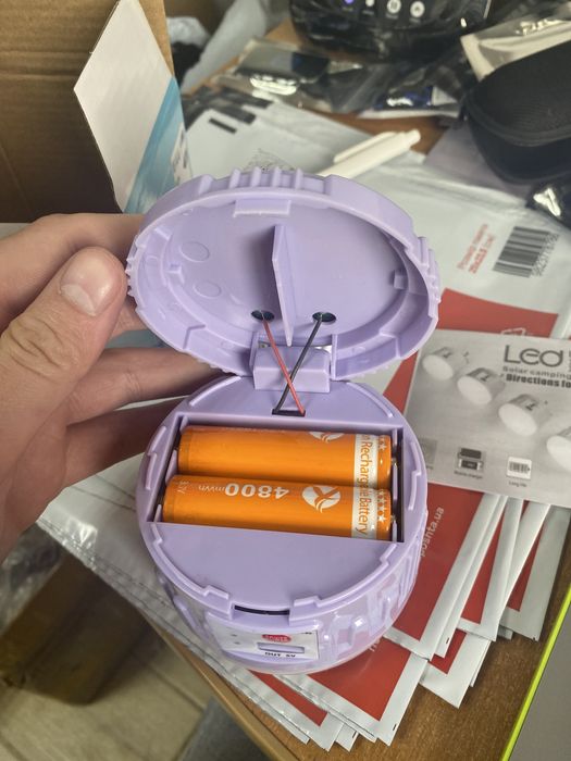 Фонарь USB Лампочка подвесная лампа для кемпинга 30В з акумулятором