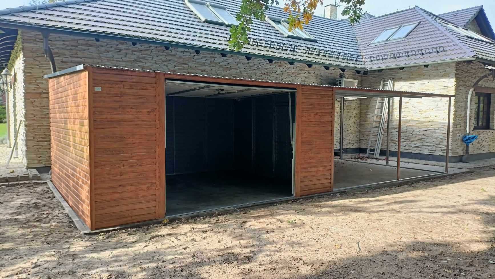 Blaszak 4x6 Drewnopodobny PREMIUM GARAŻ WZMOCNIONY !!!