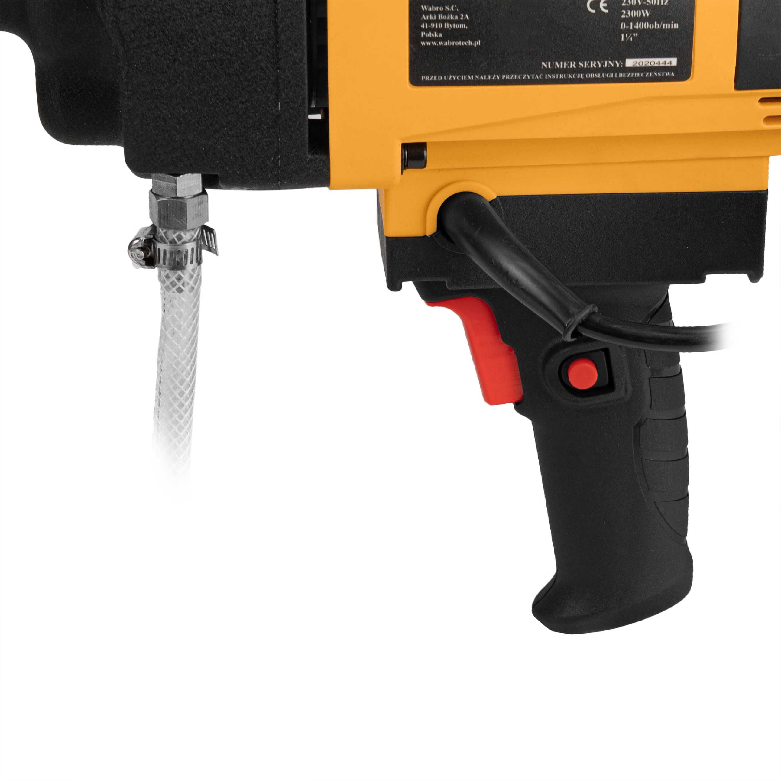 WABROTECH WT202 wiertnica ręczna 2300W 22-202mm 6.5kg sucha mokra