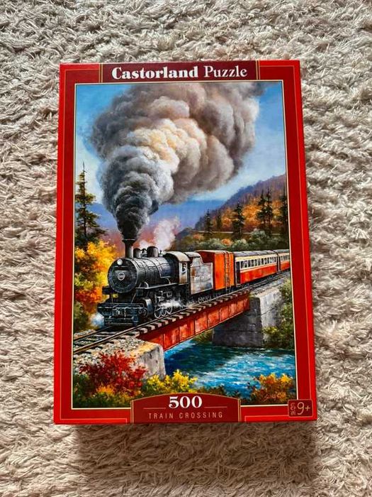 Puzzle Castorland 500 pociąg lokomotywa