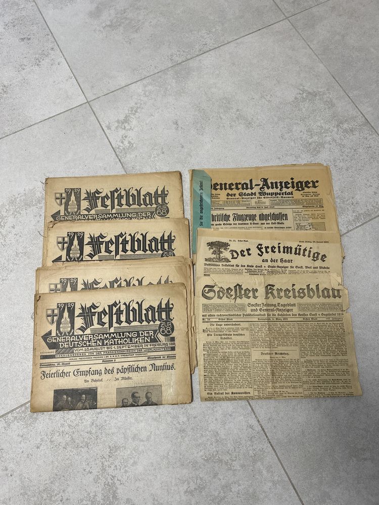 Stare gazety 1921 -1940