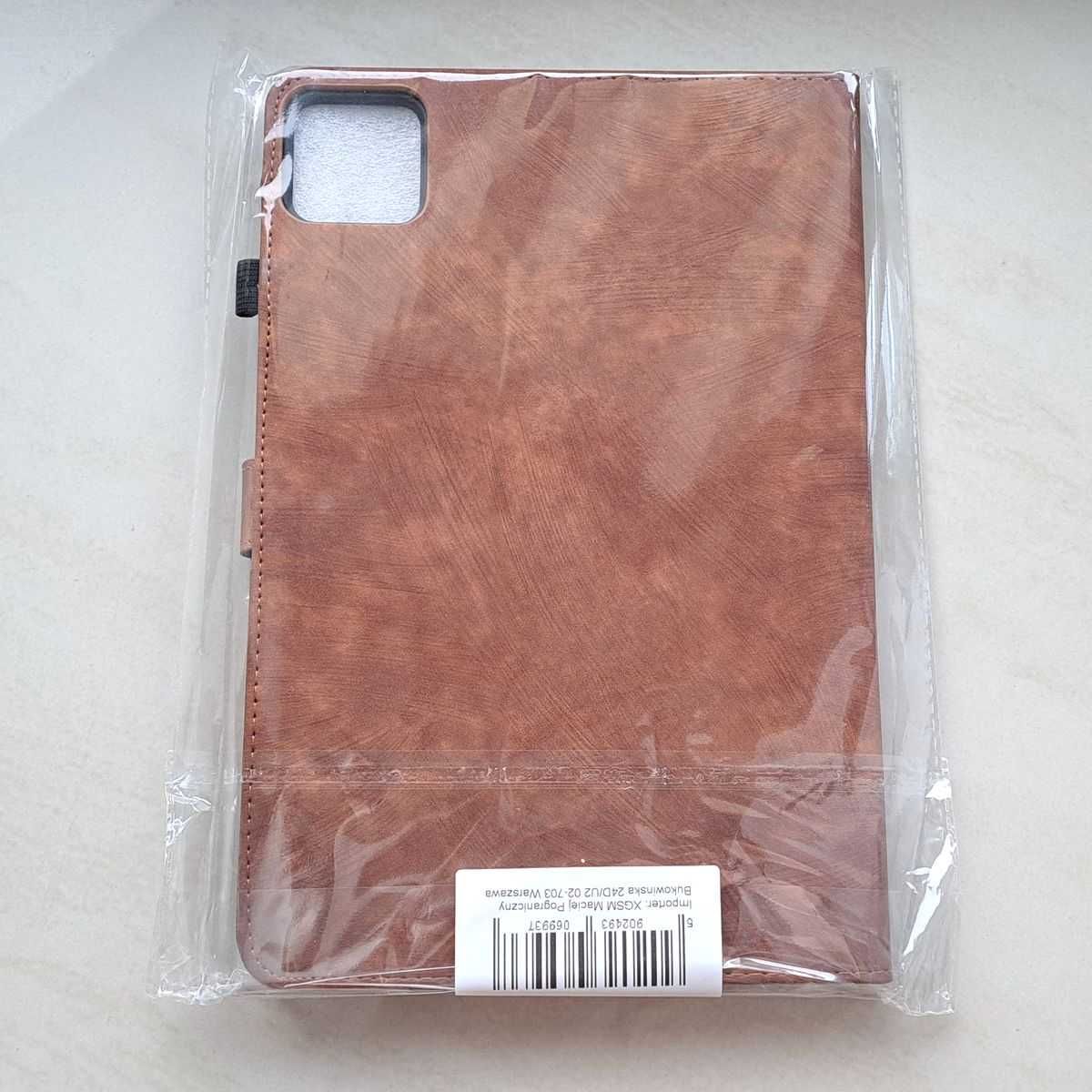 Etui do Xiaomi Pad 6, Wallet Pen Slot, brązowe