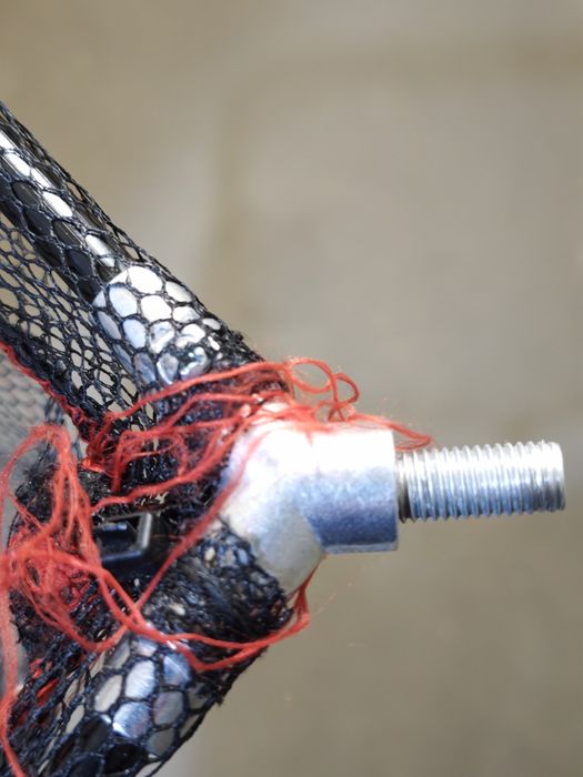 Siatka i kosz podbieraka w torbie