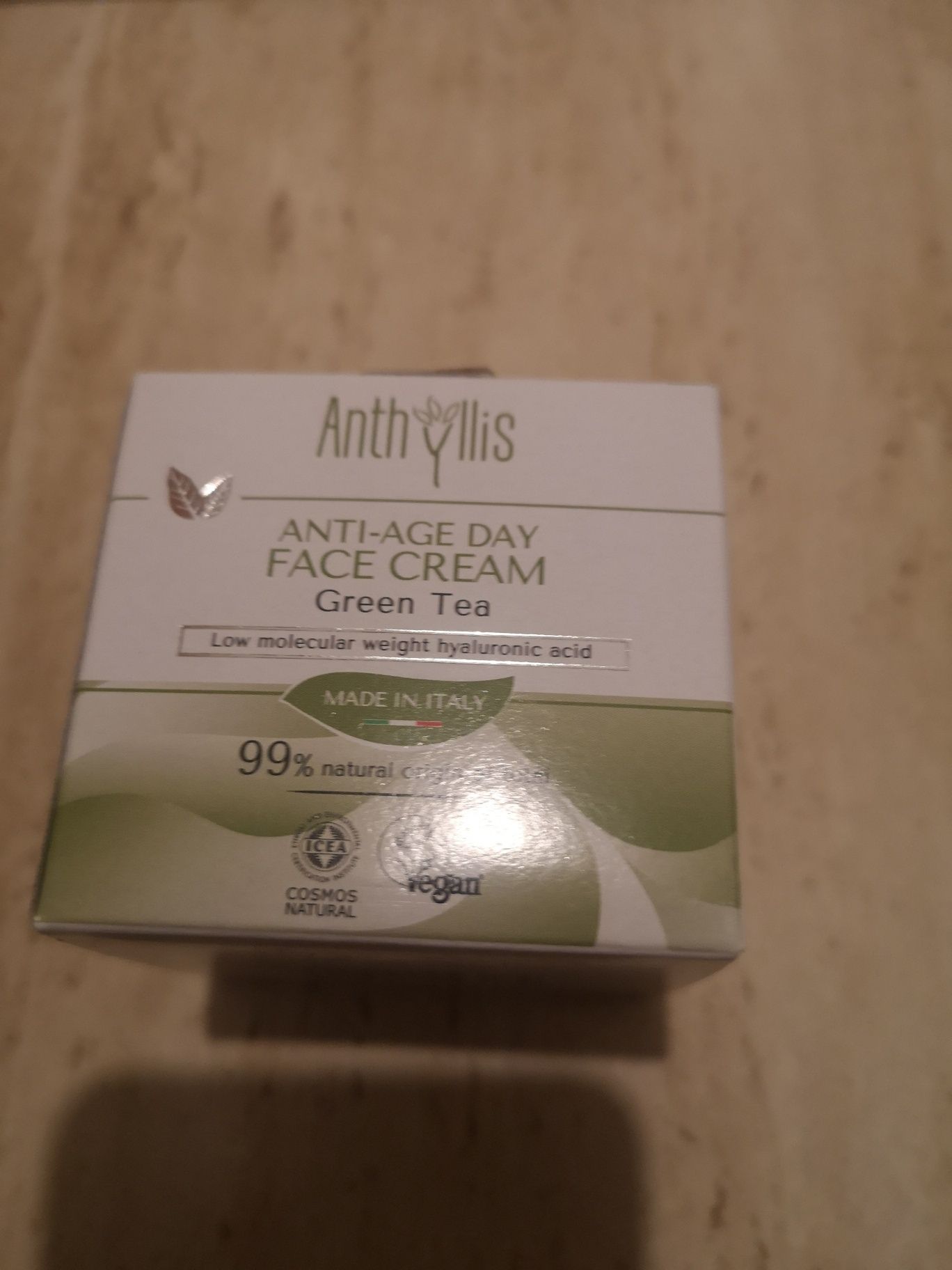 Anthyllis krem do twarzy anti-age na dzień z zieloną herbatą nowy