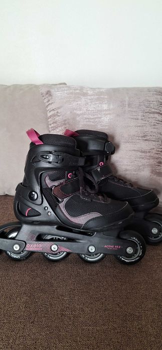 Patins em Linha oxelo em bom estado, tamanho 37