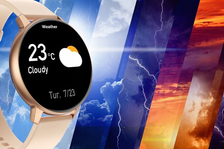 Smartwatch Zegarek Damski Polskie Menu Rozmowy Sport Puls 2 Paski Amol