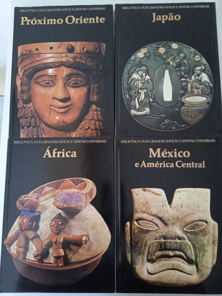 Colecção de 11 livros das edições Verbo, "Biblioteca dos Grandes Mitos