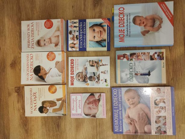 Książki o ciąży , macierzyństwie , pielęgnacji niemowląt